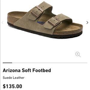 Birkenstock Sandals - Arizona Soft Footbed (Suede)